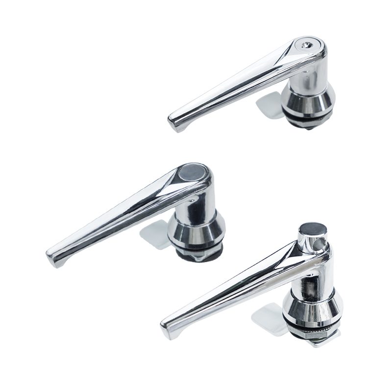 L-handle swing handle lock MS301-2 in chrome zinc alloy